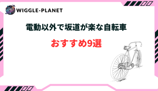 坂道が楽な 自転車 電動以外