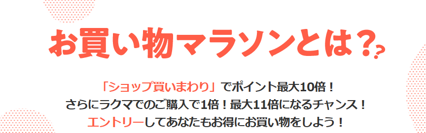 お買い物マラソン